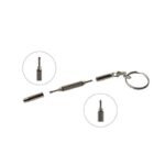 1Pc 3-In-1 Portable Eyeglass, Sunglasses & Watch Repair Kit With Keychain Screwdriver - Image 7