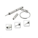 1Pc 3-In-1 Portable Eyeglass, Sunglasses & Watch Repair Kit With Keychain Screwdriver - Image 9