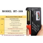 Bt-168 Universal Battery Tester - Quickly Check Aa/Aaa/C/D/9V/1.5V Batteries With Colour-Coded Meter Indicators! - Image 2