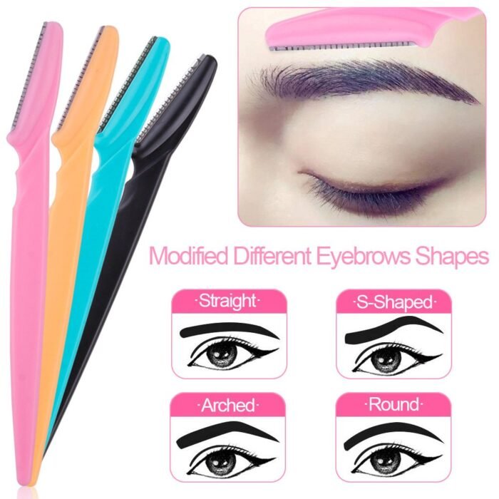 3/4/10Pcs Eyebrow Trimmer Blade Shaver Portable Face Razor Eyebrow Epilation Hair Removal Cutters Safety Razor Women Makeup Tools - Image 2