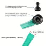 1Pc Soaker Hose Flat Flexible Garden Lawn Sprinkler Drip Irrigation Hose, Sprinkler Hose, Automatic Agriculture Irrigation, Water Hose Perfect For Garden Flowers Beds - Image 6