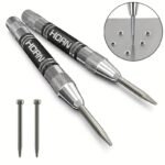 Automatic Center Punch: Adjustable And Strong Tool For Precise Drilling And Marking. Allows For Accurate Woodworking And Metalworking.