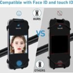 360? Rotatable Outdoor Bicycle Cell Phone Stand, Silicone Handle Mobile Phone Holder - Image 4