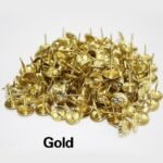 100Pcs Antique Golden Brass Decorative Nails Tacks Applied Jewelry Gift Box Table Pushpins Furniture Hardware Woodwork Tool 11X16Mm - Image 3