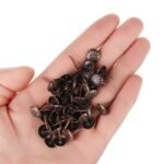 100Pcs Antique Golden Brass Decorative Nails Tacks Applied Jewelry Gift Box Table Pushpins Furniture Hardware Woodwork Tool 11X16Mm - Image 8