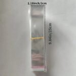 100Pcs Transparent Plastic Self Adhesive Bag Self Sealing Small Bags For Pen Jewelry Candy Packing Resealable Gift Cookie Packaging Bag Eid Al-Adha Mubarak - Image 8