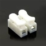 Umlife 55Pcs Quick Connect Ch-2 Spring Wire Connectors, Pvc Insulated Copper Contact, Uncharged Electrical Cable Clamp Terminal Block Connector For Wiring - Image 8