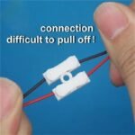 Umlife 55Pcs Quick Connect Ch-2 Spring Wire Connectors, Pvc Insulated Copper Contact, Uncharged Electrical Cable Clamp Terminal Block Connector For Wiring - Image 6
