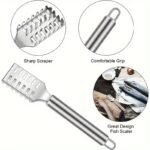 1Pc Fish Scale Scraper, Stainless Steel Multifunctional Scraper, Fish Scale Cutting Tool, Fish Scale Planing Tool, Fish Killing Tool, Suitable For Restaurant Kitchen - Image 8