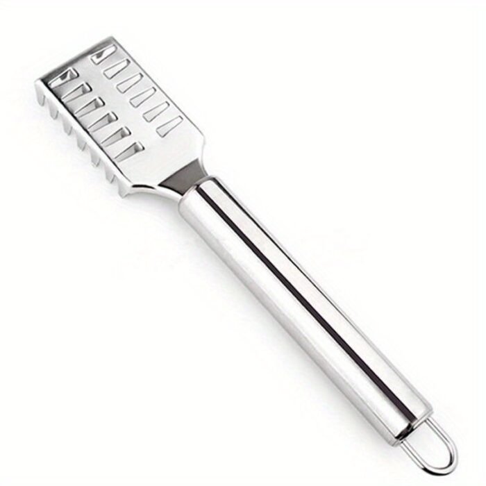 Stainless Steel Fish Scale Scraper With Sawtooth Edge, Efficient And Quick Fish Cleaning Tool - Perfect For Kitchen Use - Image 3