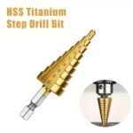 1Pc 1 / 4 " Coated Metal Hex Core Drill Bits Hss Step Drill Bit Cone Hole Cutter Taper Metric 4-12Mm / 4-20Mm / 4-32Mm - Image 5