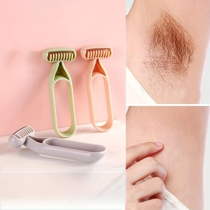 1Pc Manual Bikini Trimmer For Women, Designed For Smooth And Sensitive Skin Shaving, Extra Smooth Reusable Shaver - Image 1