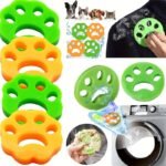 2Pcs Pet Hair Remover, Washing Machine Accessory, Cat Dog Fur Lint Hair Remover, Clothes Dryer Reusable Cleaning, Laundry Dryer Catcher