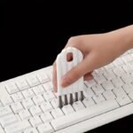 1Pc Multi-Function Computer Cleaning Kit: Soft Brush Keyboard Cleaner, Corner Gap Duster & Keycap Cleaner