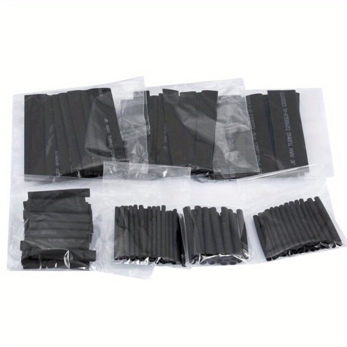 127Pcs Electrical Connection & Wire Wrap Cable Protection Kit - 2:1 Waterproof Shrinkage, Rubber Cable Sleeving, Electrical Wire Protection, Wire Protection, Electrical Cable Protectio - Image 8