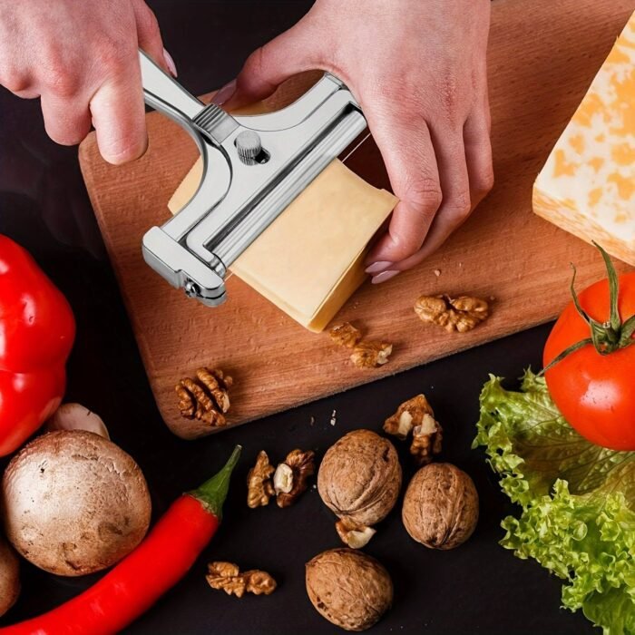 1Pc Adjustable Cheese Slicer - Easily Cut Perfectly Thin Or Thick Slices, For Restaurant Use - Image 2