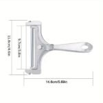 1Pc Adjustable Cheese Slicer - Easily Cut Perfectly Thin Or Thick Slices, For Restaurant Use - Image 4