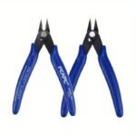 1Pc/2Pcs Chrome Vanadium Steel Industrial Electronic Pliers For Wire Cutting, Trimming Plastic, And Electronic Feet - Durable Model Diy Hand Tool Scissors - Image 4