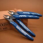 1Pc/2Pcs Chrome Vanadium Steel Industrial Electronic Pliers For Wire Cutting, Trimming Plastic, And Electronic Feet - Durable Model Diy Hand Tool Scissors