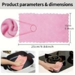 10Pcs Multi-Purpose Kitchen Towels - Durable, Absorbent Dishcloths For Efficient Cleaning In Kitchen & Bathroom - Image 6
