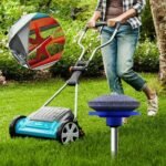 Emery Grit Material Lawn Mower Blade Sharpener - Stainless Steel And Plastic Electric Knife Sharpening Stone With Wear-Resistant Sander Head For Garden Tools - Image 10