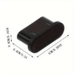 10-Pack Silicone Anti-Dust Plugs For Type-C Mobile Phone Charging Ports - Durable Protective Covers - Image 2