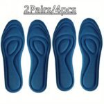 2 Pairs/4Pcs Memory Foam Insoles Sport Shoes Running Pads Casual Insoles Breathable Cushion Pads Women Men Feet Insoles - Image 5