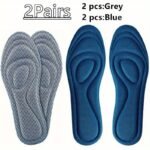 2 Pairs/4Pcs Memory Foam Insoles Sport Shoes Running Pads Casual Insoles Breathable Cushion Pads Women Men Feet Insoles - Image 7