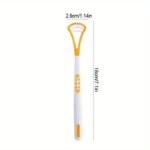 Dual-Sided Tongue Cleaner Brush, Oral Hygiene Tongue Scraper With Non-Slip Handle, Deep Cleaning For Fresh Breath, Oral Care Tool For Men And Women - Image 2