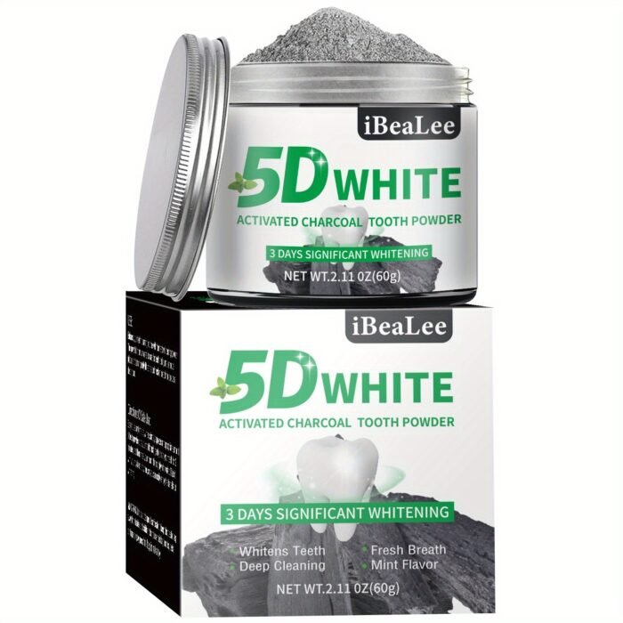 Activated Charcoal Teeth Whitening Powder - Deep Clean For Coffee, Tea For Men And Women | Breath Freshener & Cleaner, Polishing, Daily Life - Image 7