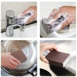 5-Pack Emery Magic Sponge Eraser Set - Heavy-Duty Non-Electric Descaling & Rust Removal Scrubbers For Kitchen, Bathroom, Toilet, Floor, And Outdoor Cleaning - Image 6