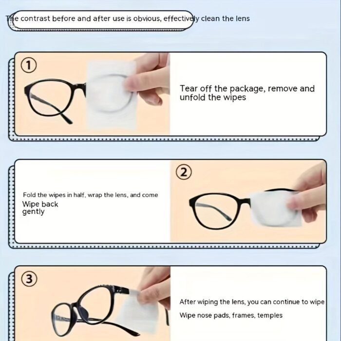 20/100Pcs Lens And Lens Cleaning Wipes, Metal Jewelry Wipes, Anti-Fog Glasses Wipes, Mobile Screen And Glasses Cloth Wipes - Image 10