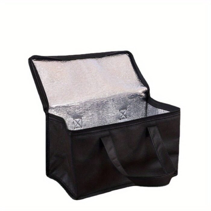 1Pc Insulated Cooler Bag For Drinks And Lunch - Portable And Durable Aluminum Foil Material - Keep Your Food And Drinks Fresh And Cold All Day, Lunch Bag | Stylish Insulated Bag | Durable Handle Bag, Lunch Bag - Image 8