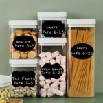 36Pcs Food Storage Container Labels With Pen - Glue-Free, Self-Adhesive, Blackboard Sticker For Spices, Cheese, And More - Kitchen Accessories - Image 2