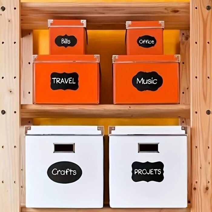 36Pcs Food Storage Container Labels With Pen - Glue-Free, Self-Adhesive, Blackboard Sticker For Spices, Cheese, And More - Kitchen Accessories - Image 6