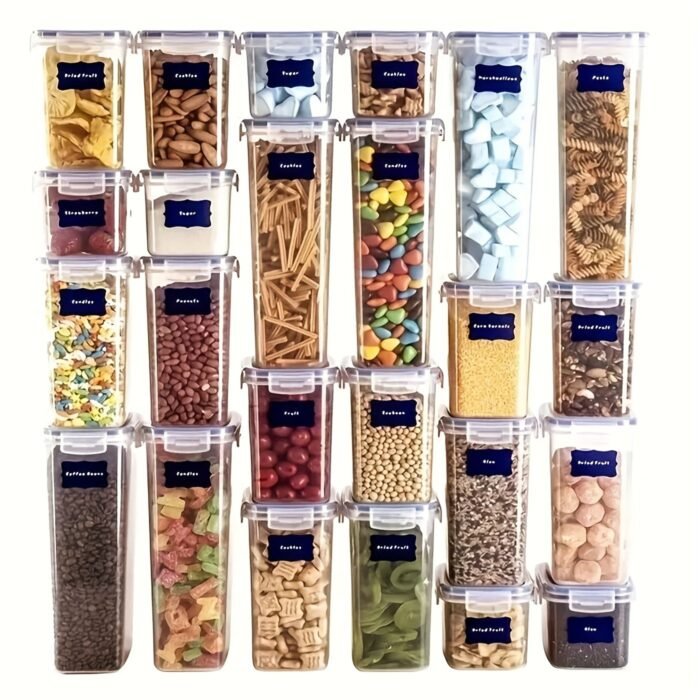 36Pcs Food Storage Container Labels With Pen - Glue-Free, Self-Adhesive, Blackboard Sticker For Spices, Cheese, And More - Kitchen Accessories - Image 8