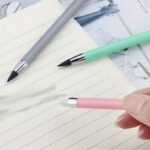 1Pc Pencil That Never Runs Out Without Sharpening, Black Technology With Eraser, Macaron Color, Durable And Creative Pencil - Image 8
