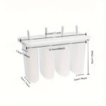 Easy-Clean 4-Cavity Popsicle Mold - Reusable Diy Ice Pop Maker For Summer Treats, Food-Safe Polypropylene Material - Image 4