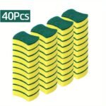 10/20/40Pcs Kitchen Cleaning Sponge, Dish Towel, Scouring Pad, Dishware Anti-Scratch Scrubbing Sponge, Halloween Gift, Christmas Gift - Image 7