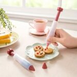 Silicone Icing Piping Pen, Uncharged Food Decorating Writing Tool With Pastry Nozzle For Cookie, Cake & Dessert Decoration, Kitchen Accessories Bakeware - Image 5