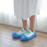 2-Pack Lazy Mop Slippers ? Reusable, Detachable, Washable ? Chenille Dust Mop Shoes Cover For Floor Cleaning ? No Electricity Household Cleaning Tool For Living Room, Bedroom - Image 2