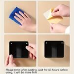 Multifunctional Wall-Mounted Mobile Charger Holder With 1Pc Shower Storage For Phones, Remote Control Organizer, No-Electricity Needed, Durable Plastic Material, Space-Saving Design - Image 6