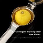 1Pc Stainless Steel Manual Juicer - Hand Press Lemon & Orange Squeezer, Citrus Fruit Juice Extractor With Ergonomic Handle, Durable Easy-Clean Design For Home Kitchen Use, Juice Preparation | Functional Kitchenware | Rustresistant Kitchenware, Juicer Squeezer - Image 4