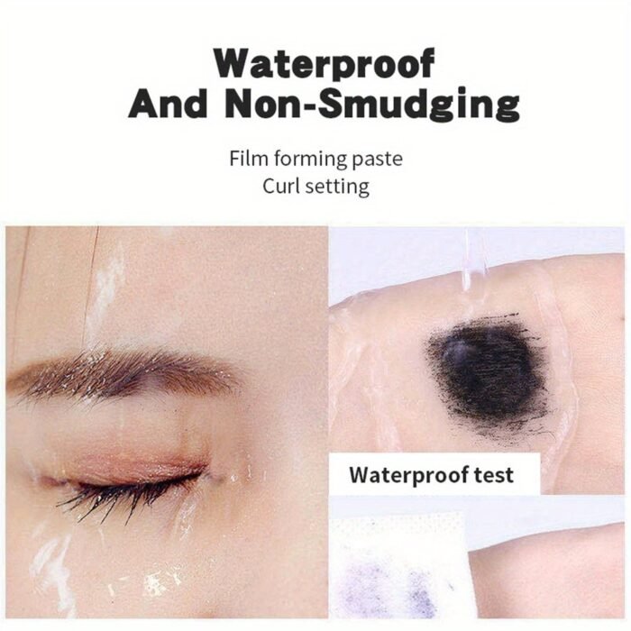 4D Mascara, Black, Waterproof, Ultra-Long, Volumizing, Long-Lasting Smudge-Proof, Effortlessly Adds Length And Depth For Enhanced Charm With Plant Squalane - Image 4