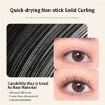 4D Mascara, Black, Waterproof, Ultra-Long, Volumizing, Long-Lasting Smudge-Proof, Effortlessly Adds Length And Depth For Enhanced Charm With Plant Squalane - Image 6