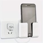 4Pcs Multi-Function Wall Mount Phone Holders With Adhesive & Remote Control Holder - Ideal For Home And Office Use, Phone Stand - Image 3