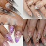 3 Pcs 3D Metal Laser Golden Starburst Nail Stickers - Y2K Nail Art Tips For Manicure And French Nail Art Decoration - Image 7