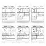 1Pc Kids Educational Number Activity Book By Zhidian International ? English Pre-K Handwriting Practice Workbook, Number Formation Sheets For Ages 5+, Publication Date 2024-05-01 - Image 7