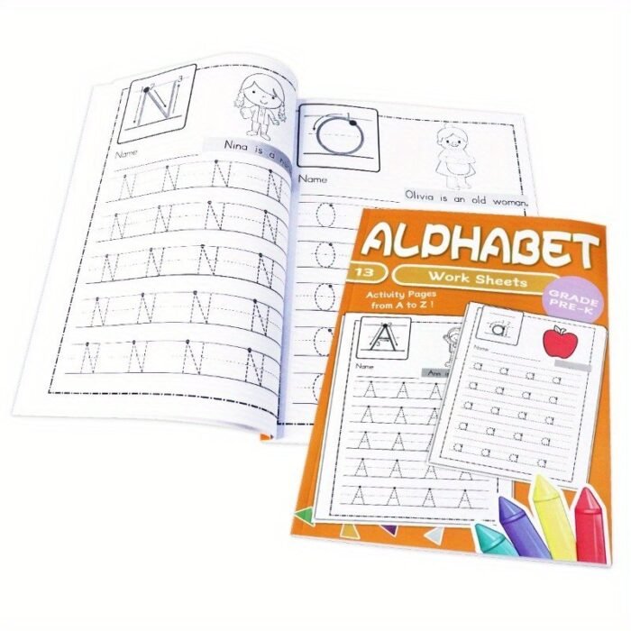 1Pc Unique And Engaging Alphabet Activity Book For Children: Easy-To-Follow Exercises That Promote Learning And Play - Image 8