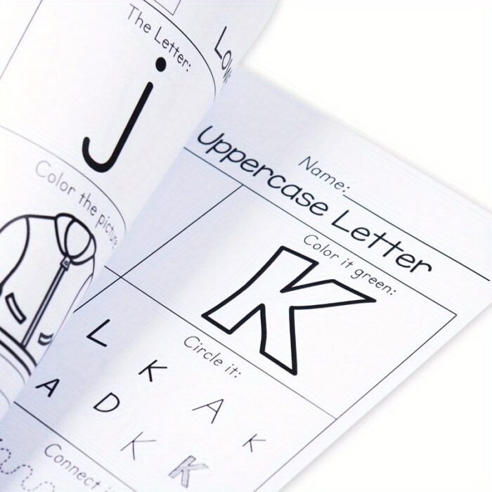 1Pc Unique And Engaging Alphabet Activity Book For Children: Easy-To-Follow Exercises That Promote Learning And Play - Image 4